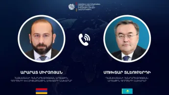 Արարատ Միրզոյանը զրույց է ունեցել Ղազախստանի արտաքին գործերի նախարարի հետ